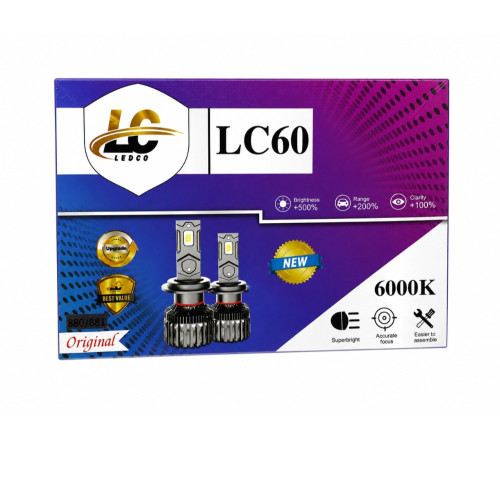 هدلایت مدل LC60 برند لدکو یخی